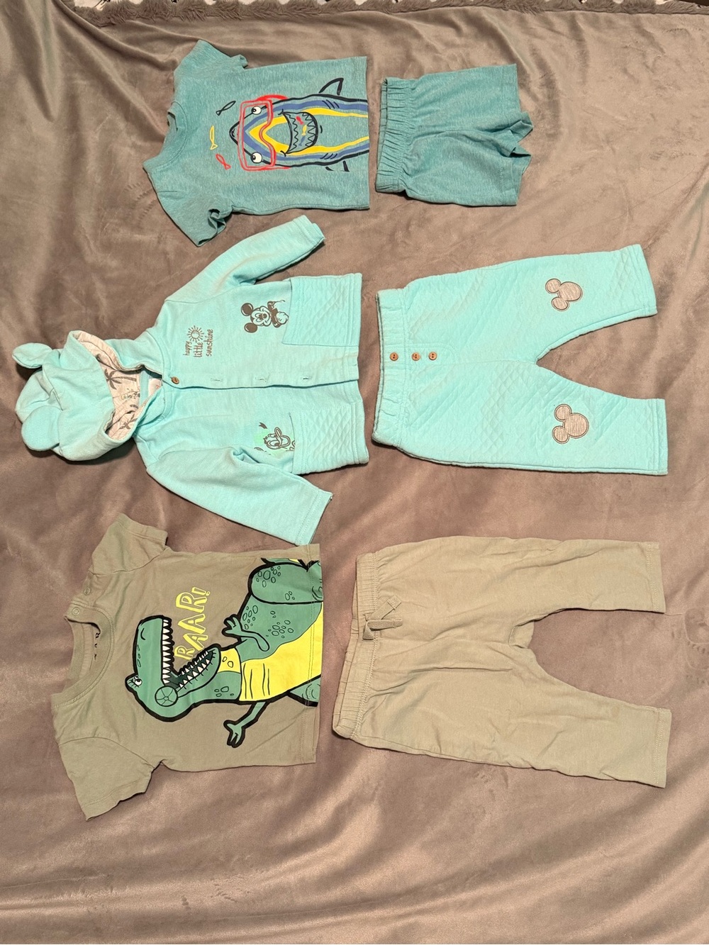 Baby boy outfit sets 6-9 months